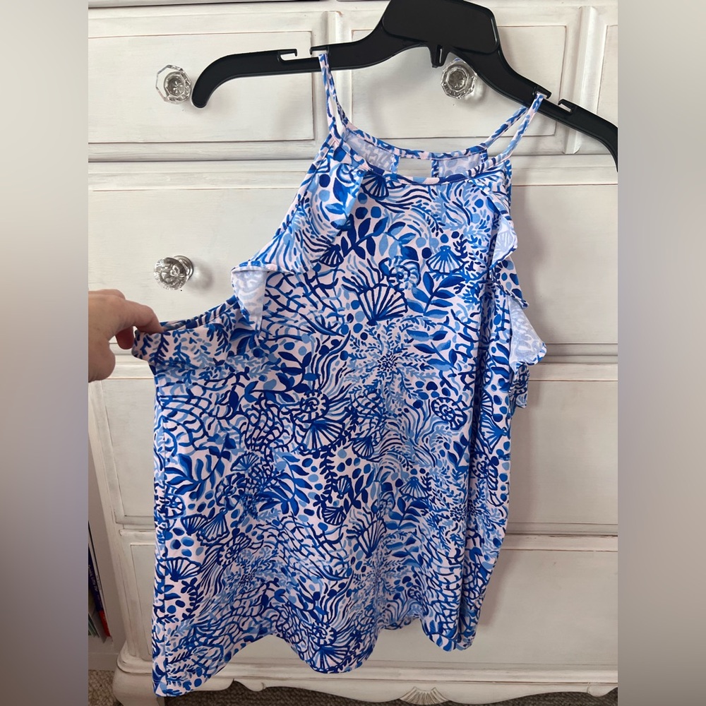 Lilly Pulitzer ruffle top